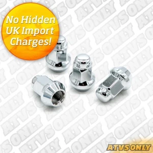 WHEEL NUT CHROME TAPERED REPLACEMENT DWT ITP 10x1.25 RAPTOR YFZ TRX LTR LTZ YFM - Picture 1 of 1