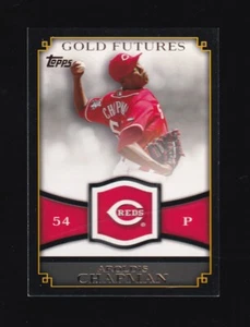2012 Topps Gold Futures Aroldis Chapman #GF-8 Cincinnati Reds - Picture 1 of 2