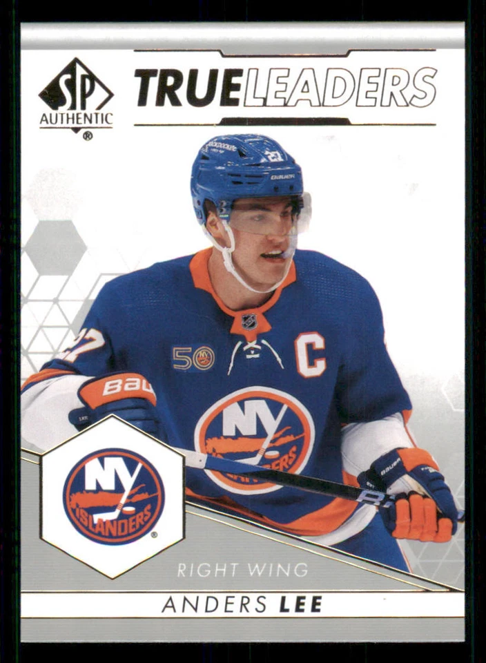 2022-23 SP Authentic True Leaders #TL24 Anders Lee - Image 1 of 2