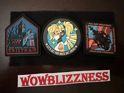 SOMENTE conjunto de adesivos de presente de férias para funcionários da Blizzard World Of Warcraft — Blizzcon 2023 - Imagem 1 de 4