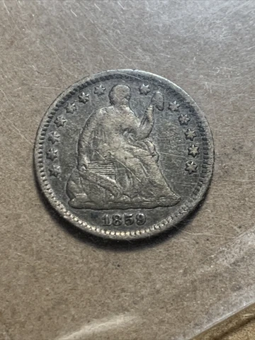 1859 O Seated Liberty Half Dime Cover
