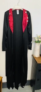 Womans Victorian Witch L Cape Black Velvet NWOT Cape Costume - Picture 1 of 3