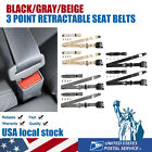 Universal 3 Point Retractable Car Seat Belt Bolt Automatic Safety Strap