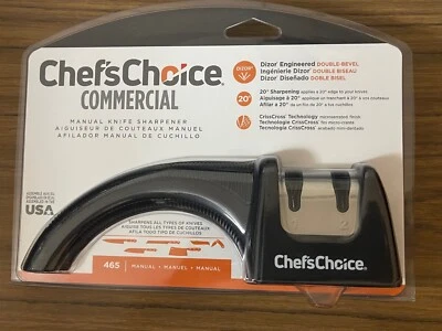 CHEF'S CHOICE MANUAL KNIFE SHARPENER MADE IN USA BRAND NEW RETAIL BOX MODEL 465 - Image 1 of 2
