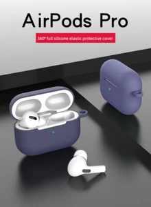 Étui AirPods Pro en Silicone souple - Confortable et facile à transporter - Photo 1 sur 6