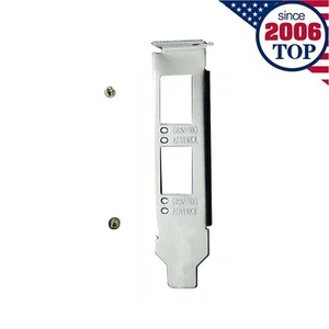 New Short Low Profile Bracket for Intel X520-DA2 X520-SR2 X520-LR2 X710-DA2 - Afbeelding 1 van 2