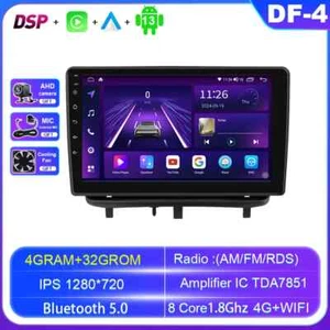 For Opel Corsa 2007-2012 Android Auto CarPlay Car Radio Multimedia Player Screen - Picture 1 of 30