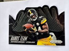2014 Panini Prizm Antonio Brown Hands Team Base Card Pittsburgh Steelers