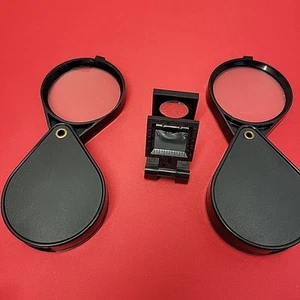 Folding Pocket Magnifying Glass - Portable Compact Design for Travel and 2.5"... - Picture 1 of 6