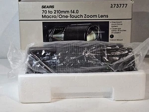 Sears 70-210mm f4.0~Macro/One-Touch Zoom Lens~Canon Mount~373777~Original Box - Picture 1 of 17