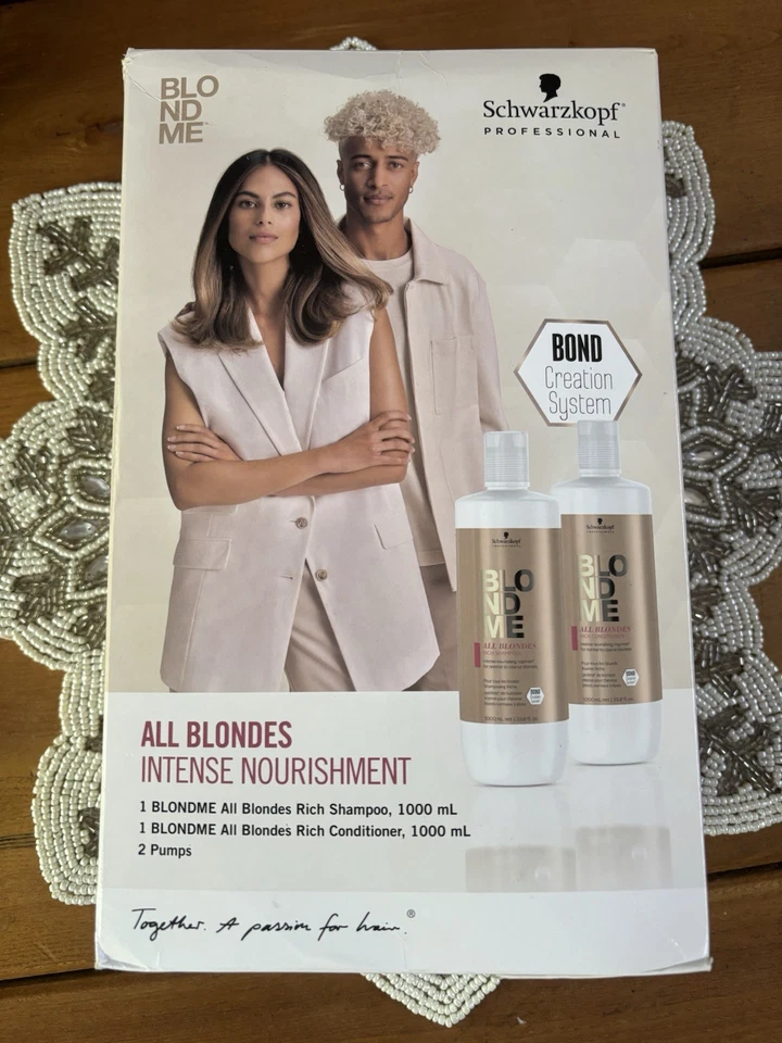Schwarzkopf All Blondes Shampoo/Conditioner Liter Duo 33.8oz/each With 2 Pumps - Image 1 of 4