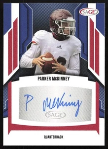 2024 SAGE HIT Red Parker McKinney Auto #A-PM C24 - Picture 1 of 2