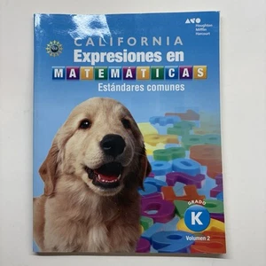 California Expresiones en Matematicas Estandares Comunes Grado K Volumen 2 Two - Imagen 1 de 8