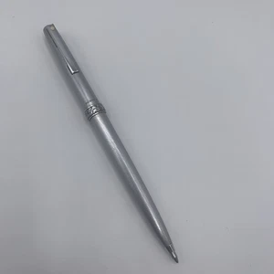 Vintage Lady Sheaffer 620 Brushed Silver Kugelschreiber braucht Tinte Retro - Bild 1 von 8