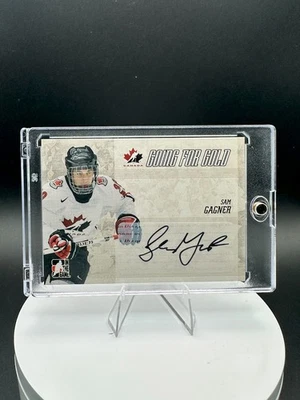 2007/08 ITG Going For Gold Autograph #A-SG Sam Gagner Canada - Image 1 of 2