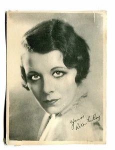 Vintage Early Movie Star Fan Photo RITA LaROY  printed signature actress - Picture 1 of 2