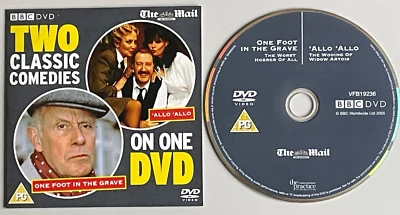 Two Classic Comedies-One Foot in the Grave/'Allo 'Allo The Mail On Sunday DVD - Image 1 of 2