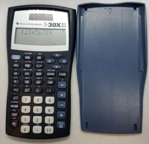 Texas Instruments Scientific Calculator TI-30X IIS Navy Blue Contains Battery - Picture 1 of 4