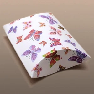 12 BUTTERFLY PILLOW PACK GIFT Box Case Packaging Birthday Wedding Party Favour - Picture 1 of 3