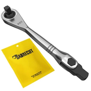 SabreCut Profi Micro Ratsche Schraubenschlüssel verstellbar 1/4" Quadratantrieb 72 Zähne - Bild 1 von 6