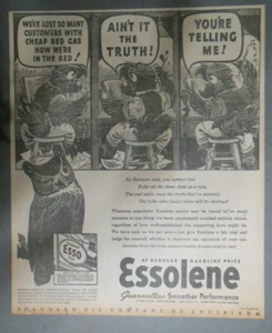 Esso Gas Ad: Esso Talking Birds Ad for Essoline from 1934 Size 12 x 14 inches - Picture 1 of 1