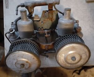 1959 Austin Healey Sprite H1 SU Carburetors AUC863 & manifold 