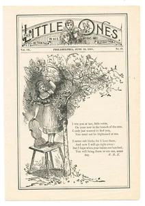 1888 THE LITTLE ONES LUTHERAN PUBLICATION SOCIETY SUNDAY SCHOOL LESSON VOL IX24 - Picture 1 of 4