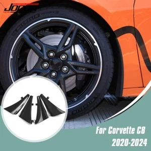 Dry Carbon Mud Flap For Corvette C8 Coupe Convertible Z51 2020-2024 Splash Guard - Picture 1 of 13