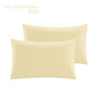 200 TC Thread Count 100% Egyptian Cotton Pair of Pillow Case Oxford or Housewife