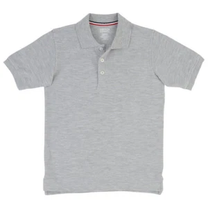 French Toast School Uniform Unisex Short Sleeve Pique Polo Shirt (Sizes 4-20) - Picture 1 of 17