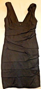 XXI black sleeveless v-neck dress s:s/p - Picture 1 of 3