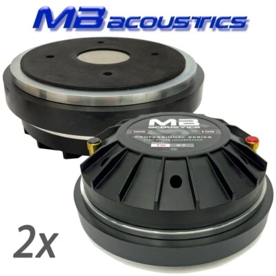 2x MB Acoustics UPGRADE REPLACEMENT for RCF N850 2" throat, 4" Voice Coil, 3000W