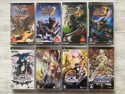 SONY PSP Monster Hunter & Black & Sol Trigger & Saigo no Yakusoku & Yggdra Union - Image 1 of 4