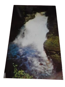 Vintage Postcard unposted waterfall 1st Falls Winona's Falls PA 60s Stroudsburg - Picture 1 of 3