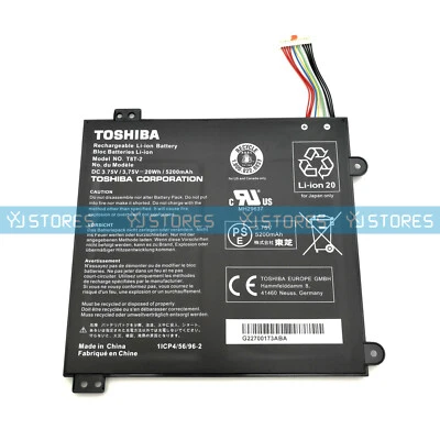 Batería Original T8T-2 T10TC para Toshiba Satellite Click Mini L9W-B G61301984ABA Foto 1 de 3