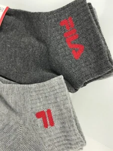 Calcetines FILA para hombre, calcetines grises cuarto de tripulación, 6 pares, precio de venta sugerido por el fabricante $36 🙂 - Imagen 1 de 11