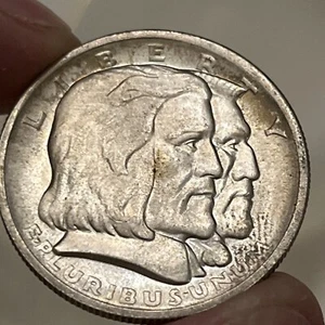 1936 Choice BU Uncirculated Long Island Commemorative Silver Half Dollar B11 - Picture 1 of 7