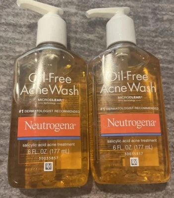 2 Pack Neutrogena  Oil Free Acne Wash 6 Fl Oz - Image 1 of 4