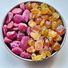 Mix Lot 200 Cts Natural Heated Excellent Rough Yellow Sapphire- Ruby Rough k126