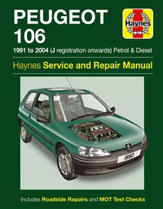 Peugeot 106 Petrol & Diesel (91 - 04) Haynes Repair Manual (Paperback) - Picture 1 of 11