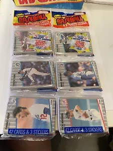 1989 Baseball Fleer Rack Unopened Factory Sealed 2 Packs - Picture 1 of 2