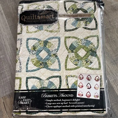 Quiltsmart Classic Quilt Modern Methods Printed Interfacing Baskets Around Point - Image 1 of 4