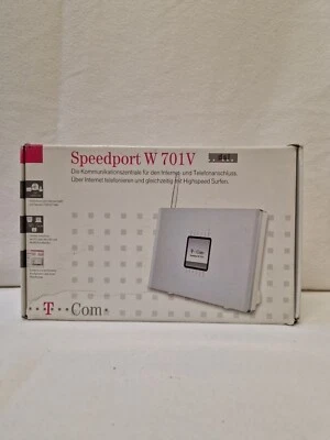 Deutsche Telekom Speedport W 701V 54 Mbps 4-Port 100 Mbps Funk Router (40223539) - Bild 1 von 2