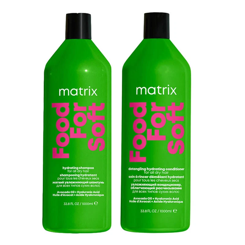 MATRIX TOTAL RESULTS Food For Soft Kit Hydrating Shampoo 1000ml + Conditioner 1 - Immagine 1 di 1