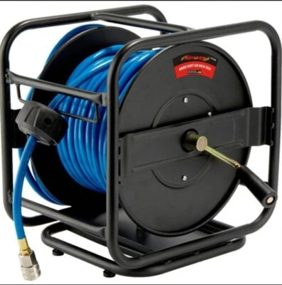Air Hose Reel 30m 100ft 1/4" 300psi Air Compressor Pipe Floor Standing CT1533 - Image 1 of 3