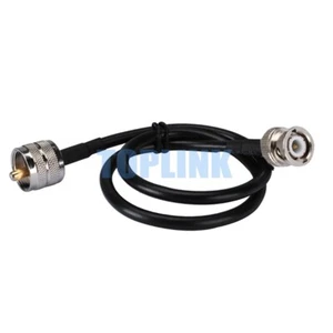 6Ft BNC Male to UHF PL259 Male Plug RF Pigtail Coax Cable RG58 2M For Wireless - Imagen 1 de 3