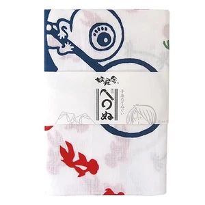 Yokaisha Gegege no Kitaro Hand-dyed Tenugui Goldfish / Tenugui - Picture 1 of 3