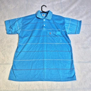 NWT Polo Ralph Lauren Classic Fit Polo Shirt Blue-Red &White Striped Men's Large - Picture 1 of 10