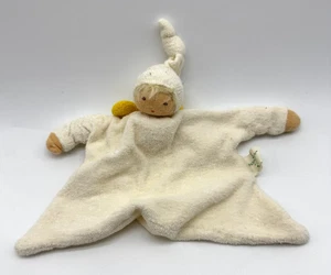 Nanchen Natur Schmusetuch Kuscheltuch Plüsch für Baby süß weiß Engel Püppchen - Bild 1 von 4