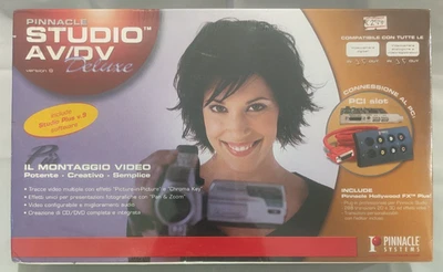 Pinnacle Studio AV/DV Deluxe NUOVA Sigillata - Immagine 1 di 4